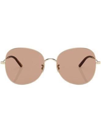 Oliver Peoples Occhiali da sole tondi - Oro