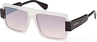 Max & Co. MO0066 24F Womens Sunglasses White Size 56