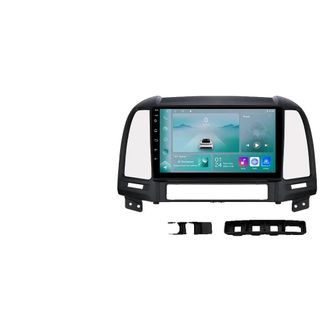 OEM Radio Multimedia Con Control Por Voz, Compatible Con Hyundai Santa Fe 2 2006-2012, P1 (4 N&uacute;cleos, 1 Gb, 32 Gb)