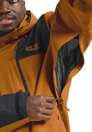 Jack Wolfskin Funktionsjacke JACK WOLFSKIN JASPER 2L JKT M, Herren, Gr. XL (54/56), autumn leave, Obermaterial: 100% Polyester. Futter: 100% Polyester, Jacken Funkt