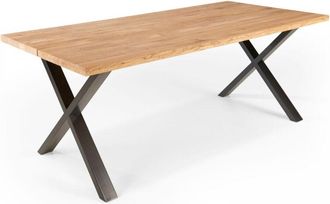 Oviala Oviala - Mesa de comedor de madera de 160 x 95 x 75 cm- 160 x 95 x 75 cm