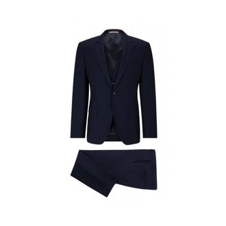 HUGO BOSS Heren, Pakken, Blauw, Maat: L