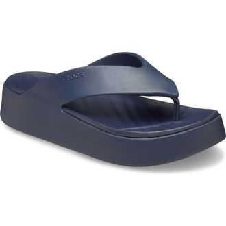 Crocs Getaway Platform Flip Flop in Navy at Nordstrom Rack, Size 10
