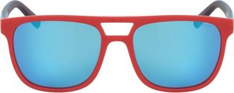 Nautica Mens N3633SP-610 N3633SP 56 610 Sunglasses - Dark Red - One Size