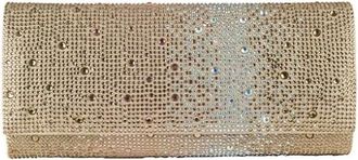 Anna Cecere Clutch con strass - Bags - Mujer - Amarillo - ONE SIZE
