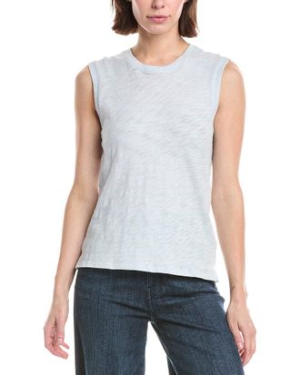 ATM Anthony Thomas Melillo Atm Anthony Thomas Melillo Slub Sleeveless Schoolboy T-Shirt