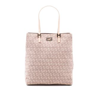 Fendi Pre-owned Fendi Zucchino Canvas Tote Ladies 2445 8BH131 LPN 058