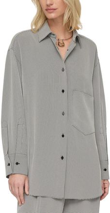 Lafayette 148 New York Collared Oversized Shirt