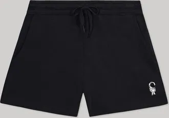 Dalix Womens Astronaut Midweight Washed Fleece Shorts in Black at Nordstrom, Size Xx-Large