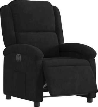 vidaXL Vidaxl - Sill&oacute;n Reclinable El&eacute;ctrico De Terciopelo Negro