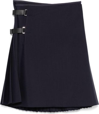 Fursac pleated kilt - Blue