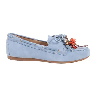 Michael Kors Sailor Shoes, female, Blue, Size: 7 US Mocassino Fallon