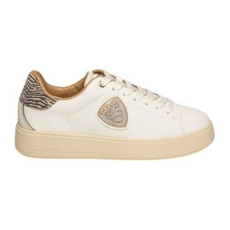 Blauer Victory Sneaker - Dames - Schoenen - Beige - Maat: 38 EU Zijde