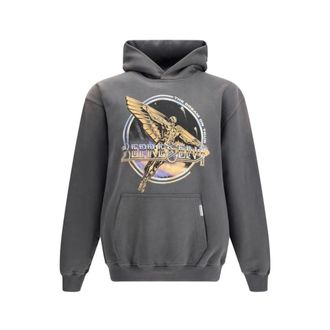 Represent Hoodies, male, Gray, Size: S Golden Tour Hoodie