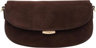 Estro & Luminara Tassen, Dames, Bruin, ONE Size, Saddle Schoudertas