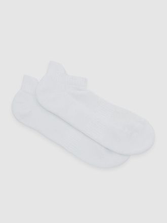 Reiss White Cotton-blend Trainer Socks, S & M
