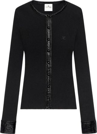 Courr&egrave;ges Courreges Sweaters - Dames - Vesten - Zwart - M - Truien & Vesten