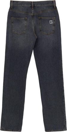 Gucci Womens Gray Cotton Relaxed Fit Jeans Clothing