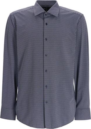 BOSS patterned shirt - Blue
