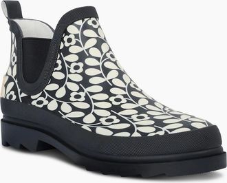 Regatta Womens Orla Welly Mid Floral Rain Boots - Black - Size: 6.5