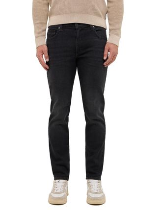 Mustang Straight-Jeans MUSTANG Herren Style Washington Straight, Herren, Gr. 34, L&auml;nge 30, schwarz (802 schwarz), Denim/Jeans, 99% Baumwolle, 1% Elasthan, uni