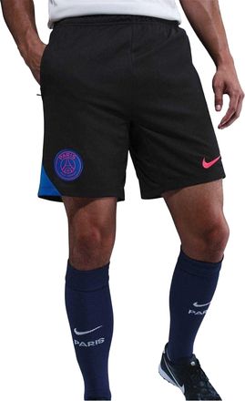 Nike Heren Strike 2025/2026 Paris Saint Germain FC Shorts (ZWART/BLAUW)