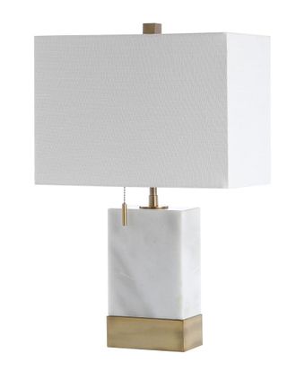 Jonathan Y Designs Jonathan Y Trevor 22.5In Gold Modern Console Led Table Lamp