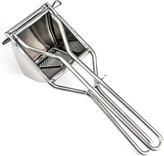 OEM Prensa De Pur&eacute; De Papas De Acero Inoxidable 430, Exprimidor De Acero Inoxidable, Exprimidor Manual Dom&eacute;stico, Prensa De Papas, 2 Piezas