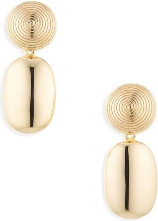 LI&Eacute; STUDIO The Carla Drop Earrings in Gold at Nordstrom