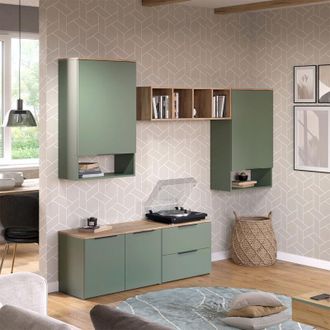 Vicco Conjunto De Sal&oacute;n Wido, Verde, 5 Partes, Vicco