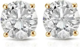 Pompeii3 1/3ct Diamond Studs 14K Yellow Gold