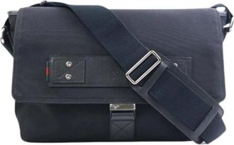 Gucci Pre-owned Vintage Schoudertas - Heren - Vintage Schoudertas - Zwart - ONE Size - Leer - Vintage