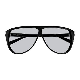 Saint Laurent SL731GASPAR Aviator Full Rim Sunglasses - Black