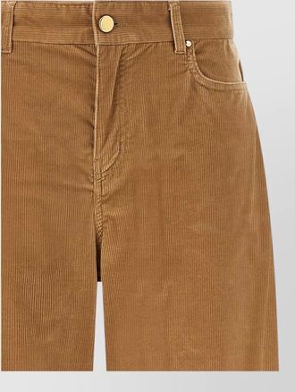 Max Mara corduroy straight-leg trousers