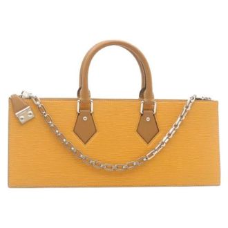 Louis Vuitton Pre-owned Shoulder Bag - Dames - Pre-owned - Geel - Maat: ONE Size Leer