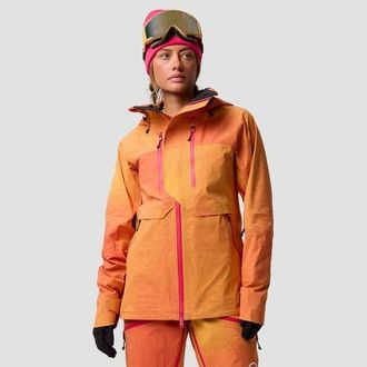 Backcountry Cottonwoods Lt Xpore 3L Jacket - Womens in Boundary Orange Ombre/black at Nordstrom, Size X-Small