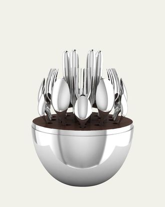 Christofle 24-Piece Mood Silver-Plated Flatware Service