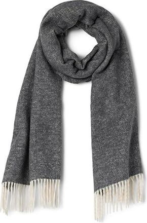 Eileen Fisher Brushed Recycled Cotton Cashmere Womens Scarf Ash, Cashmere/Cotton/Wool