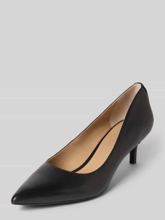 Lauren Ralph Lauren Pumps aus Leder mit Pfennigabsatz Modell ADRIENNE in Black, Gr&ouml;&szlig;e 41