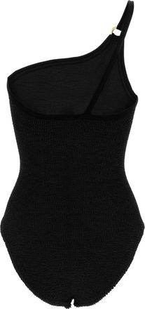 Hunza G Asymmetric One-Shoulder Swimsuit - Black