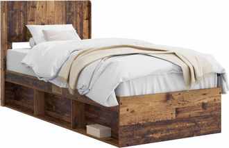 vidaXL Estructura De Cama Con Almacenamiento Y Cabecero Vidaxl