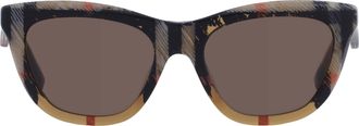 Burberry Brown Cat Eye Ladies Sunglasses BE4435F 414673 53