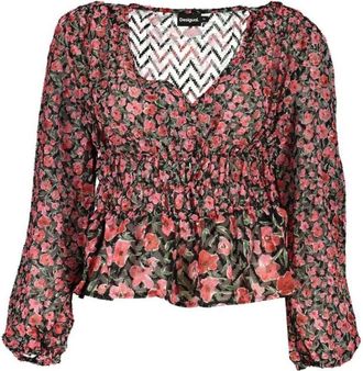 Desigual Dames, Blouses & Shirts, Veelkleurig, Maat: M Poliester