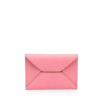 Herm&egrave;s Pre-owned Card Holder - Dames - Vintage Accessoires - Roze - ONE Size - Leer - Vintage