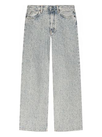 Acne Studios acid-wash jeans - women - Cotton - 34 - Blue