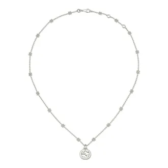 Gucci Accessoires, Dames, Grijs, ONE Size, Interlocking G Ketting
