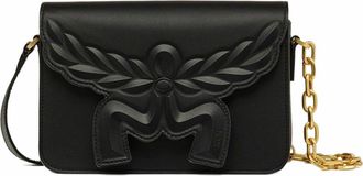 MCM Himmel Laurel Crossbody in Calf Leather in Black at Nordstrom