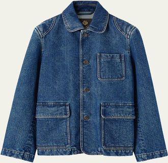 Loro Piana Nichi Denim Silk Jacket