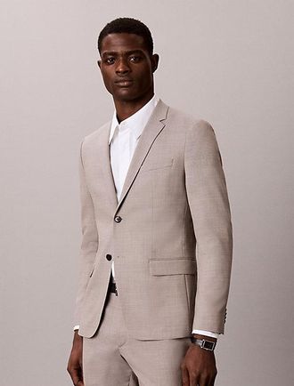 Calvin Klein Blazer Slim De Lana