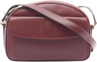 Cartier Pre-owned Cross Body Bags, female, Red, Size: ONE SIZE Pre-owned Vintage Shoulder Bag